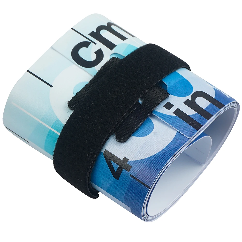 Regla medidora de peces impermeable, cinta métrica plegable para pesca, pegatina, accesorios de pesca, aparejos para agua dulce y salada, 1 Uds.