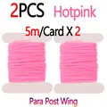 2pcs Hotpink