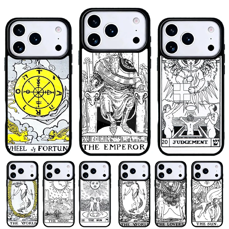 Funda iPhone 17 Air diseño tarot astrología Sol Luna
