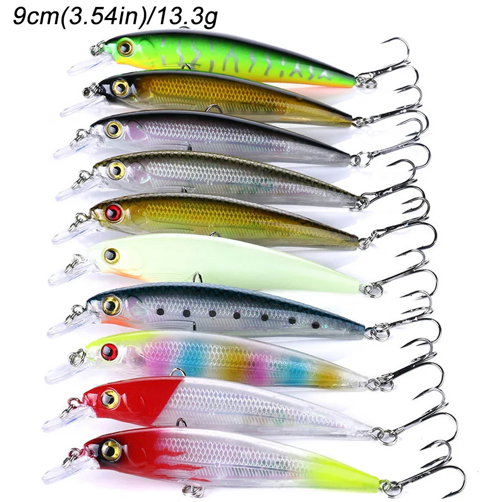 10PCS fishing bait B