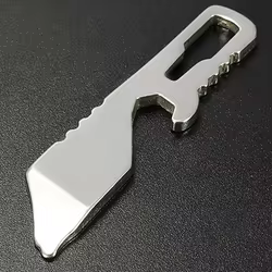 Equipo de herramientas de pesca pequeño multifuncional de acero inoxidable para exteriores, llave Hexagonal portátil, abridor de botellas, suministros de pesca