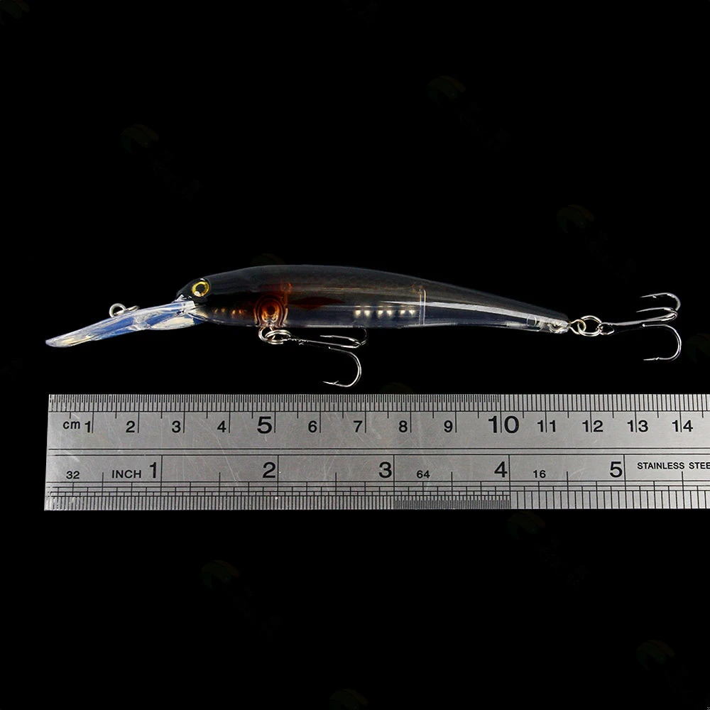 Señuelo de pesca Minnow de hundimiento lento, 1 Uds., 125mm, 11g, cebo duro Artificial láser, Wobblers para trucha, lubina, Jerkbait, aparejos de natación - imagen 3