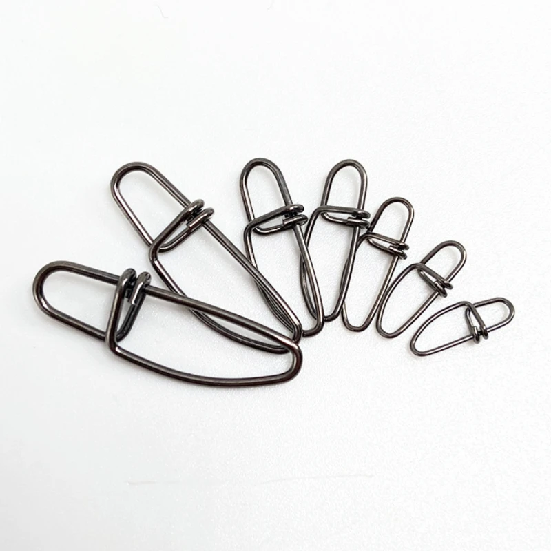 Conector de pesca de 1000 piezas, Pin de acero inoxidable, rodamiento giratorio, accesorios de conector, equipo de aparejos, venta al por mayor - imagen 3