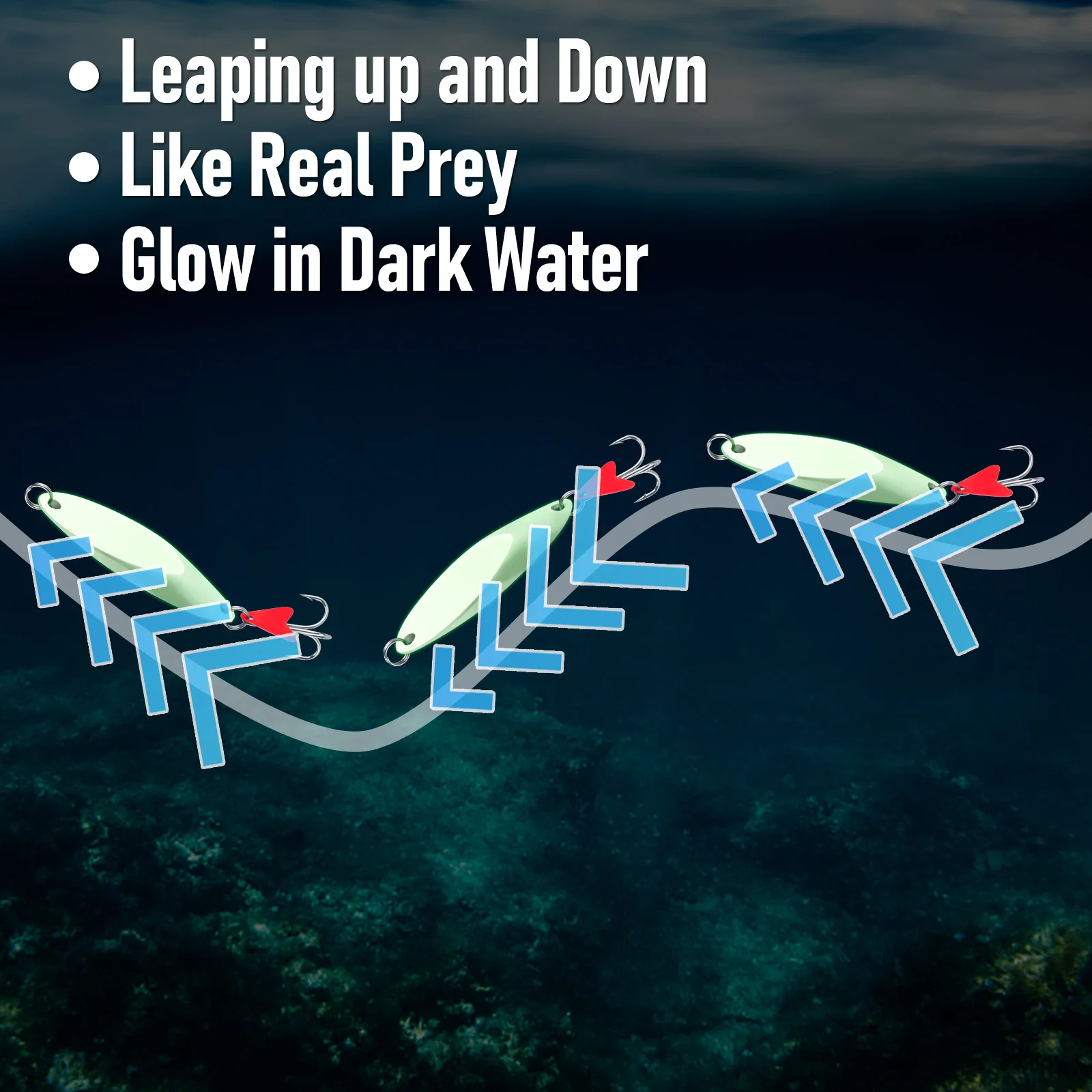 Señuelo Metal Jig Spoon para pesca al curricán y jigging - imagen 5