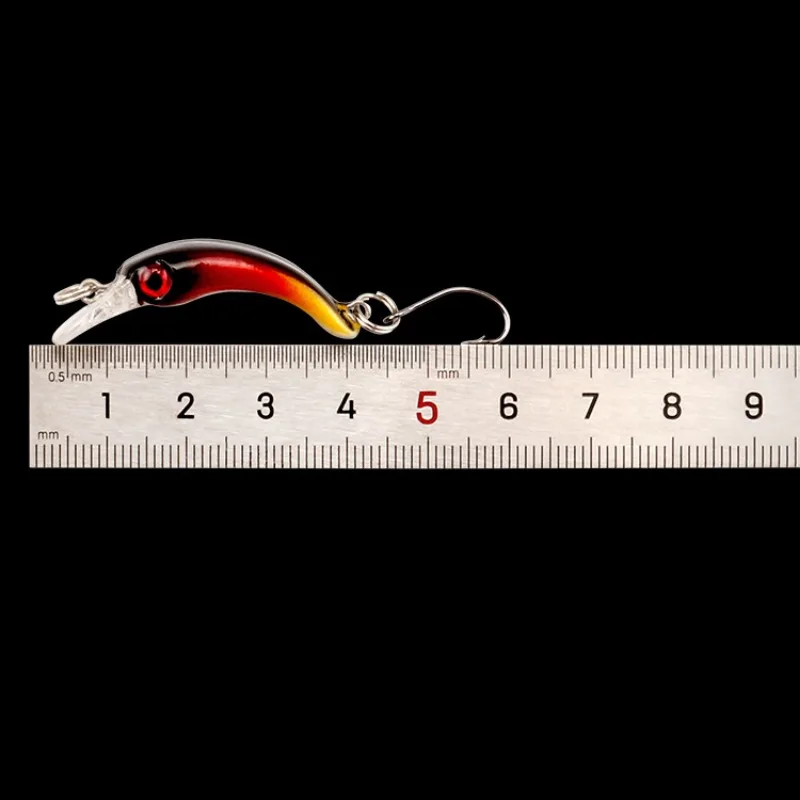 8 Uds 1,5g Minnow Road Runner Set Micro BaitMini-Arco gancho único cebo falso Foil Rock SpinnerbaitNewbie elementos esenciales de pesca - imagen 4