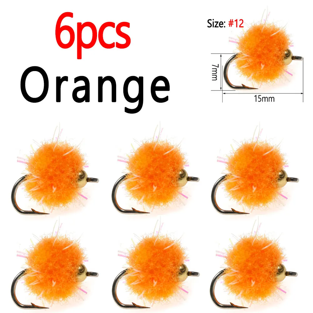 6pcs Orange