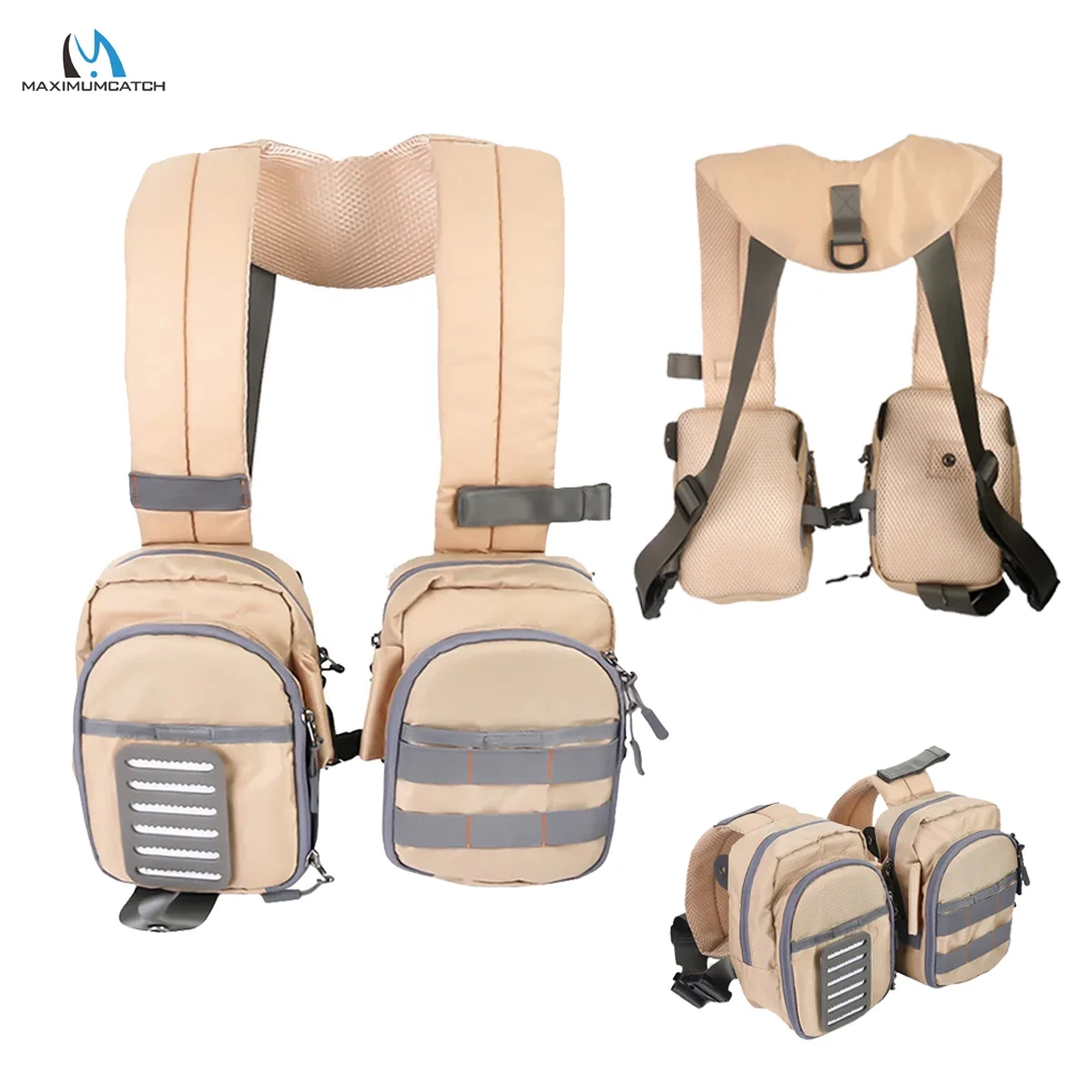 Chaleco de pesca con mosca Maximumcatch SCO compacto ligero exterior