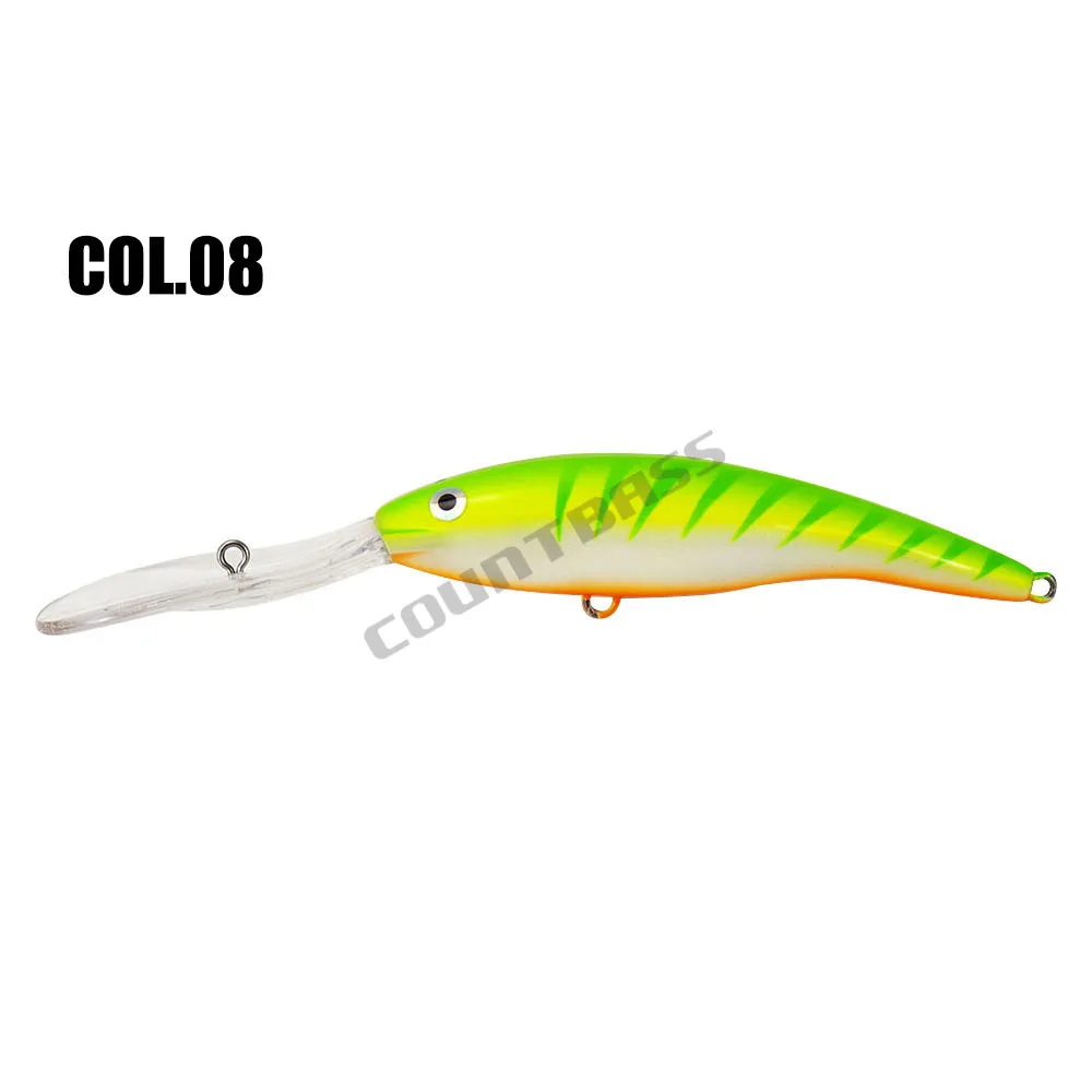 Crankbaits flotantes Countbass 110 mm 4-21/64" 22 g 25/32 oz. Buceo 9m 30' cola profunda Wobbler La Peche Au Leurre Señuelos de pesca - imagen 4