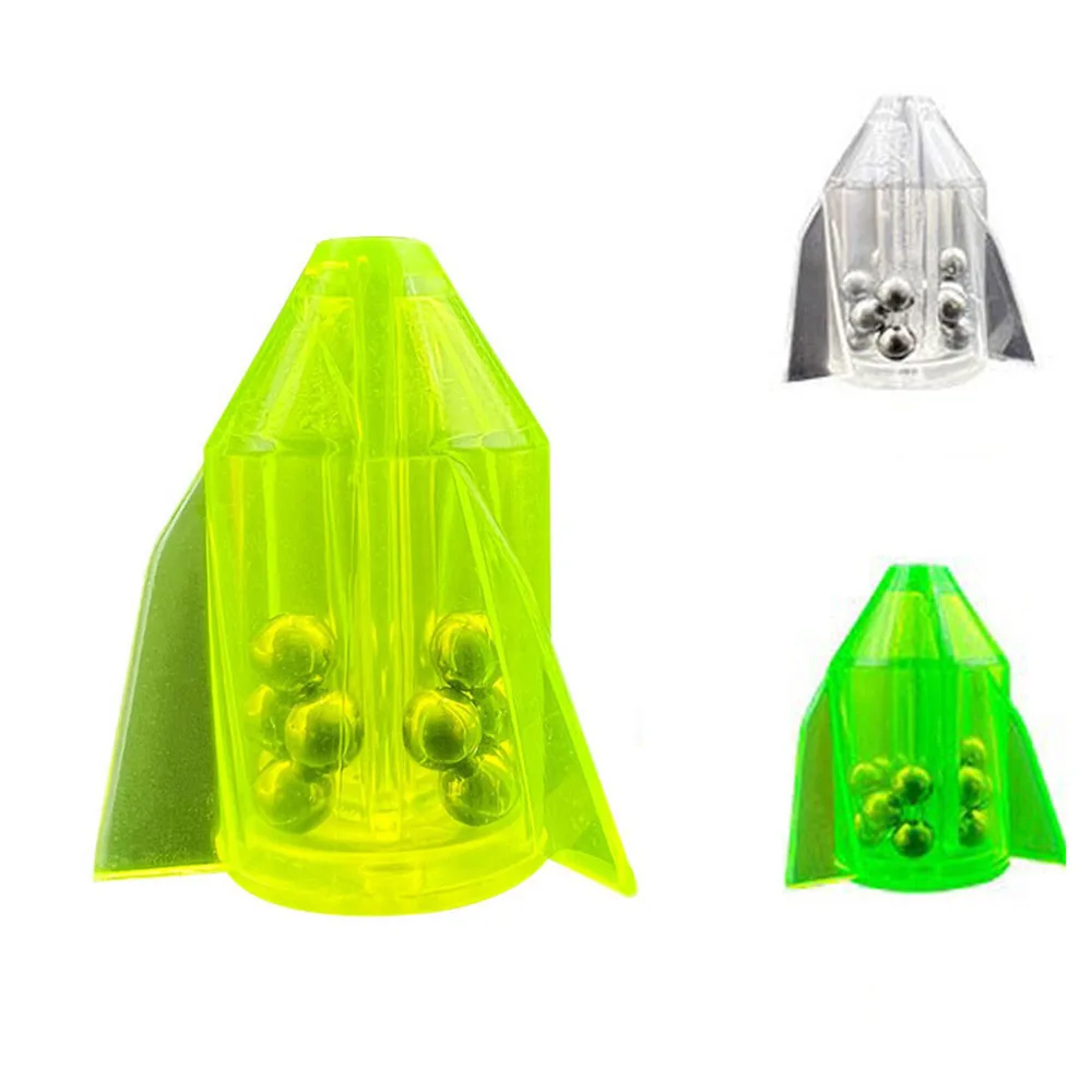 5 uds Luya pesca con timbre de plástico incorporado bola integrada accesorios de equipo de pesca adecuados para pesca y herramientas de cebo de pesca en el mar - imagen 2