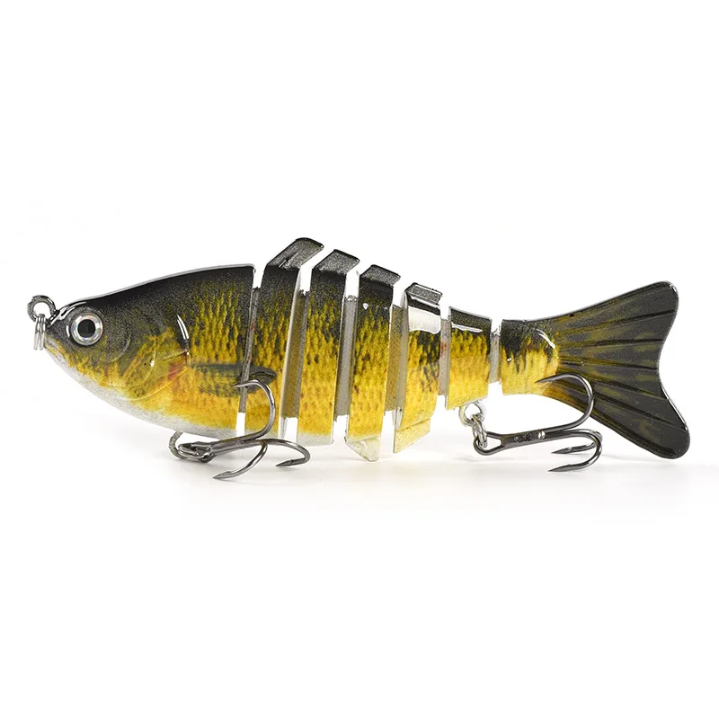 ALASICKA 6/7 segmentos 10cm 17g15g pesca wobbler realista Swimbait Crankbait cebo duro lento Isca señuelos artificiales aparejos de pesca - imagen 4