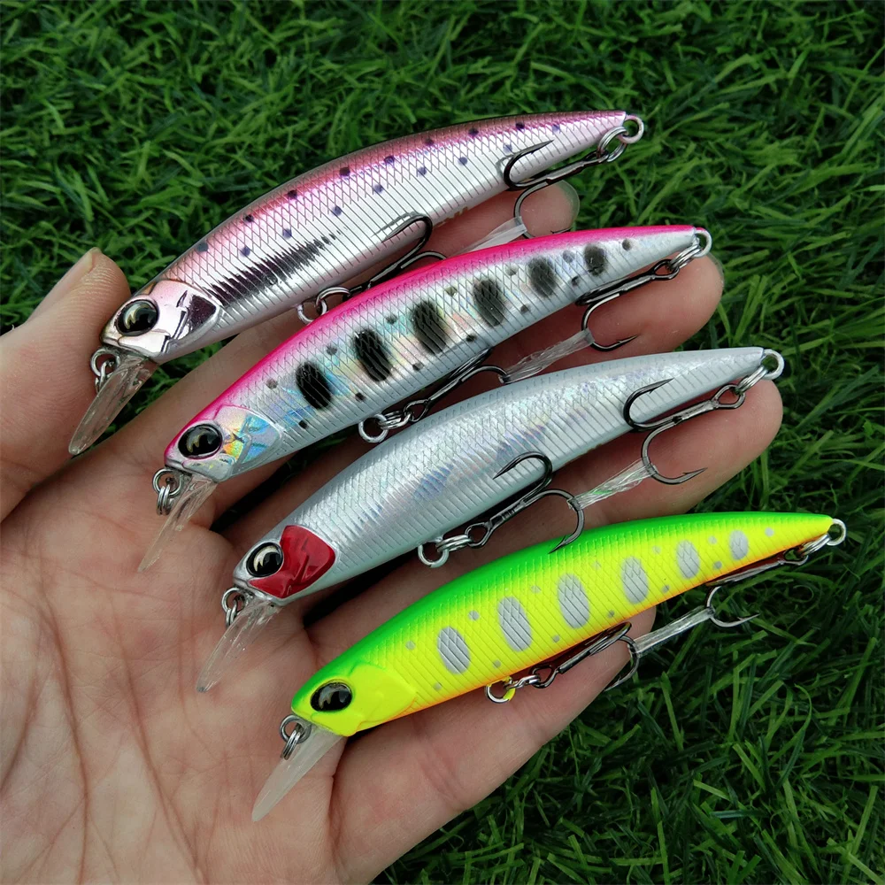 TSURINOYA DW75 Señuelo Jerkbait Hundible 70mm para Lubina y Trucha - imagen 5
