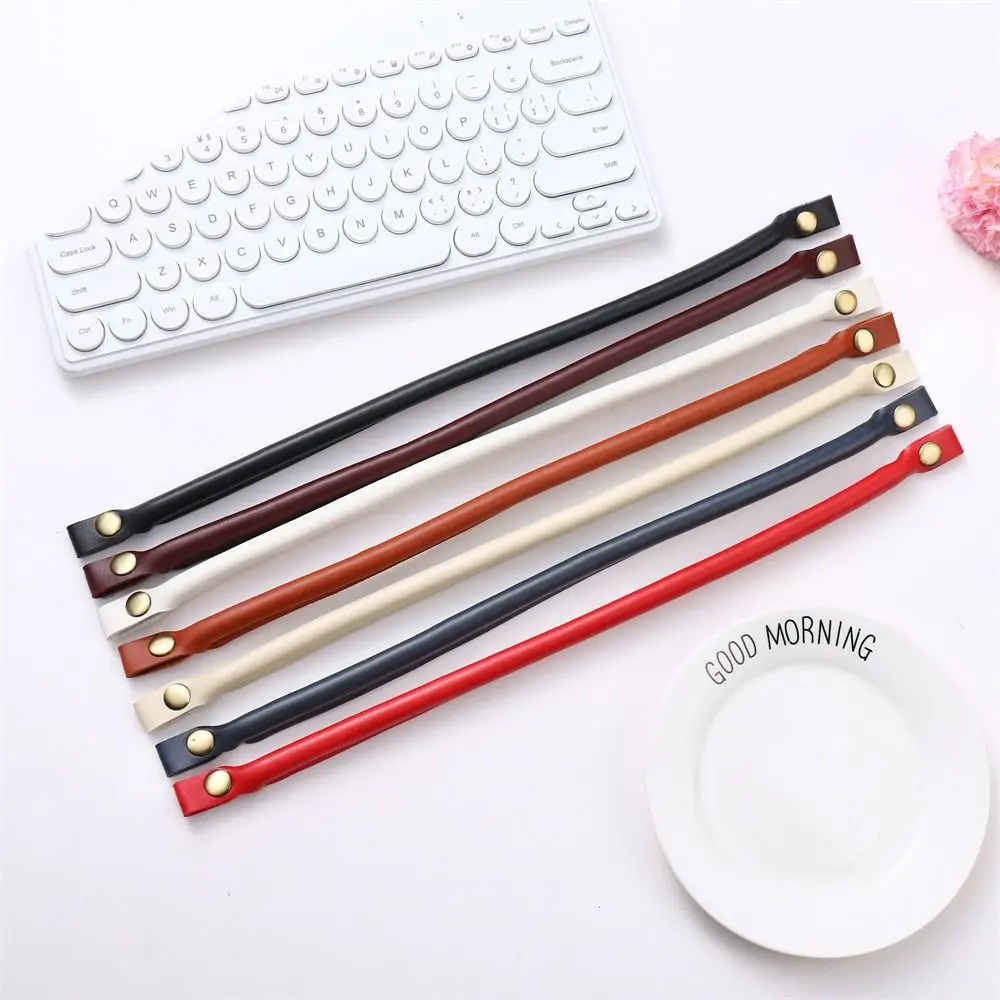 Bandolera de cuero PU para mujer, 2 uds., correa desmontable, cierre de Color sólido, cinturón, asas de repuesto para bolso - imagen 5