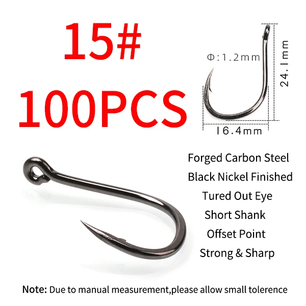 100pcs size 15