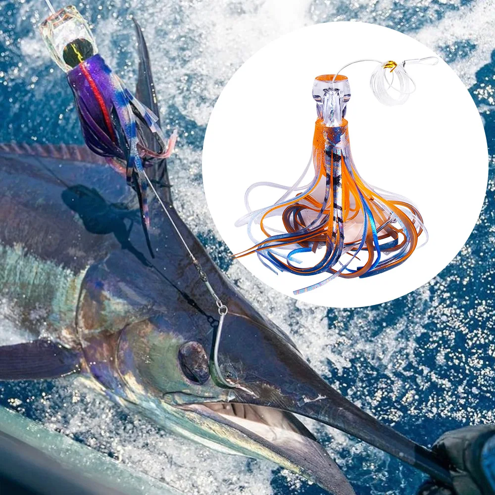 Señuelos Mahi de 65G/100G, gran juego, pesca en barco de aguas profundas, atún, agua salada, Billfish, aparejos de pesca de resina, Marlin Wahoo, 1 ud. - imagen 5