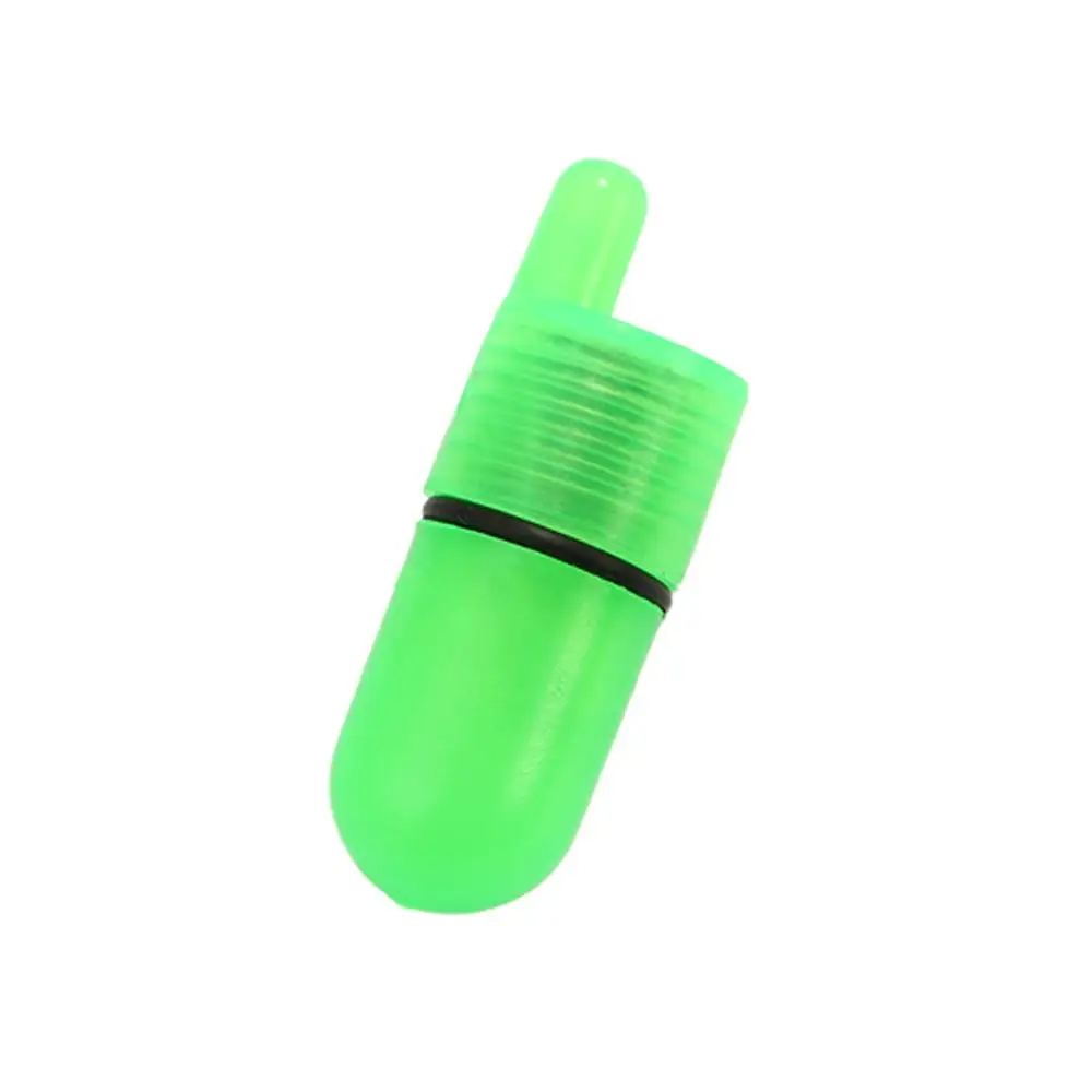 10 unids/lote, alimentador de pesca Led luminoso de mar, campana de pesca, lámpara de señal de luz verde para pesca nocturna, herramienta de anillo para morder - imagen 5