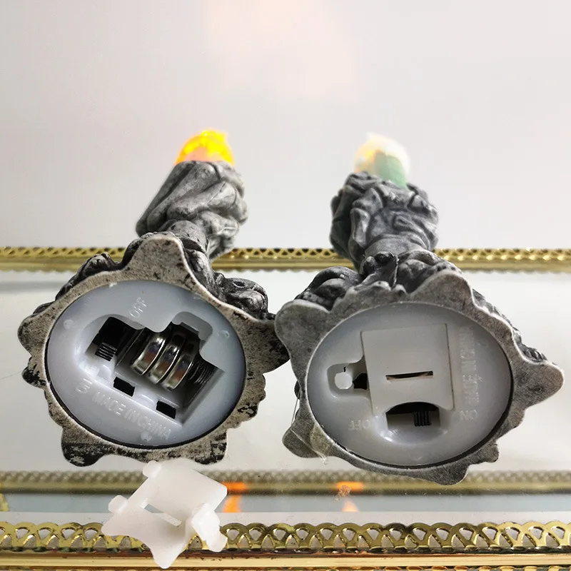 Esqueletos de Halloween, velas de fiesta fantasma, fiesta de calabaza, decoraciones para el hogar, fiesta de feliz Halloween - imagen 5