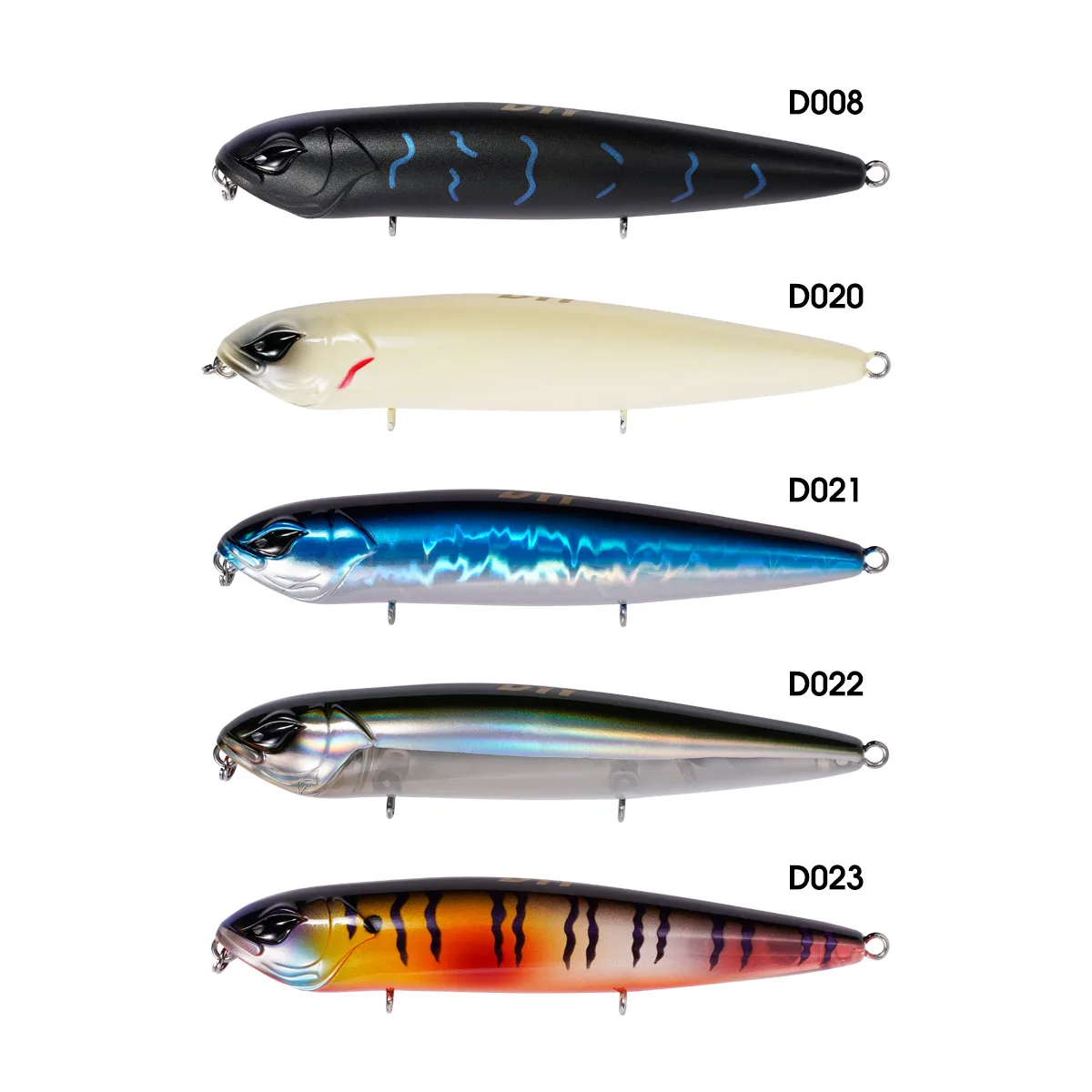 DYY Walker Stickbait 11cm 21g superficie flotante caminar perro Wobblers trozo cebo duro Artificial para Lucio lubina Señuelos de pesca - imagen 3