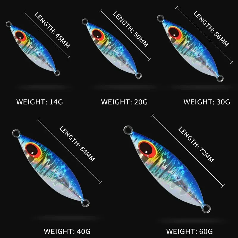ALLBLUE ATLAS Cuchara de metal súper dura para lubina – Jigging lento