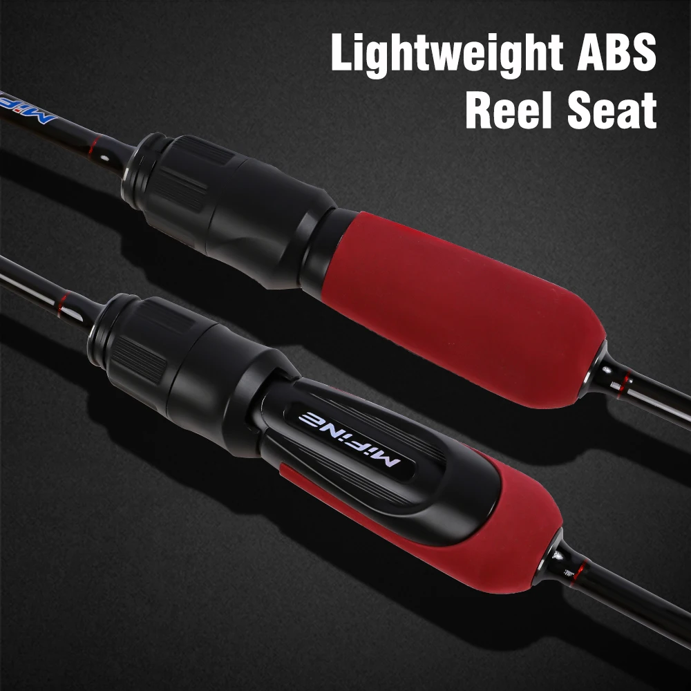 Caña de pescar giratoria ultraligera MIFINE OUTRANGE UL, señuelo 0,5-5G 30T, anillos Fuji/RA de fibra de carbono, puntas huecas para caña de pescar de trucha - imagen 5