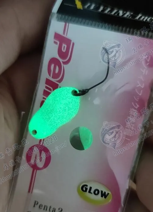 IVYLINE-Lentejuelas PENTA de Japón, 1,3g, 2,5g, Micro-material, Boca de corriente, deformación militar, pescado, trucha, carretera, subcebo - imagen 3