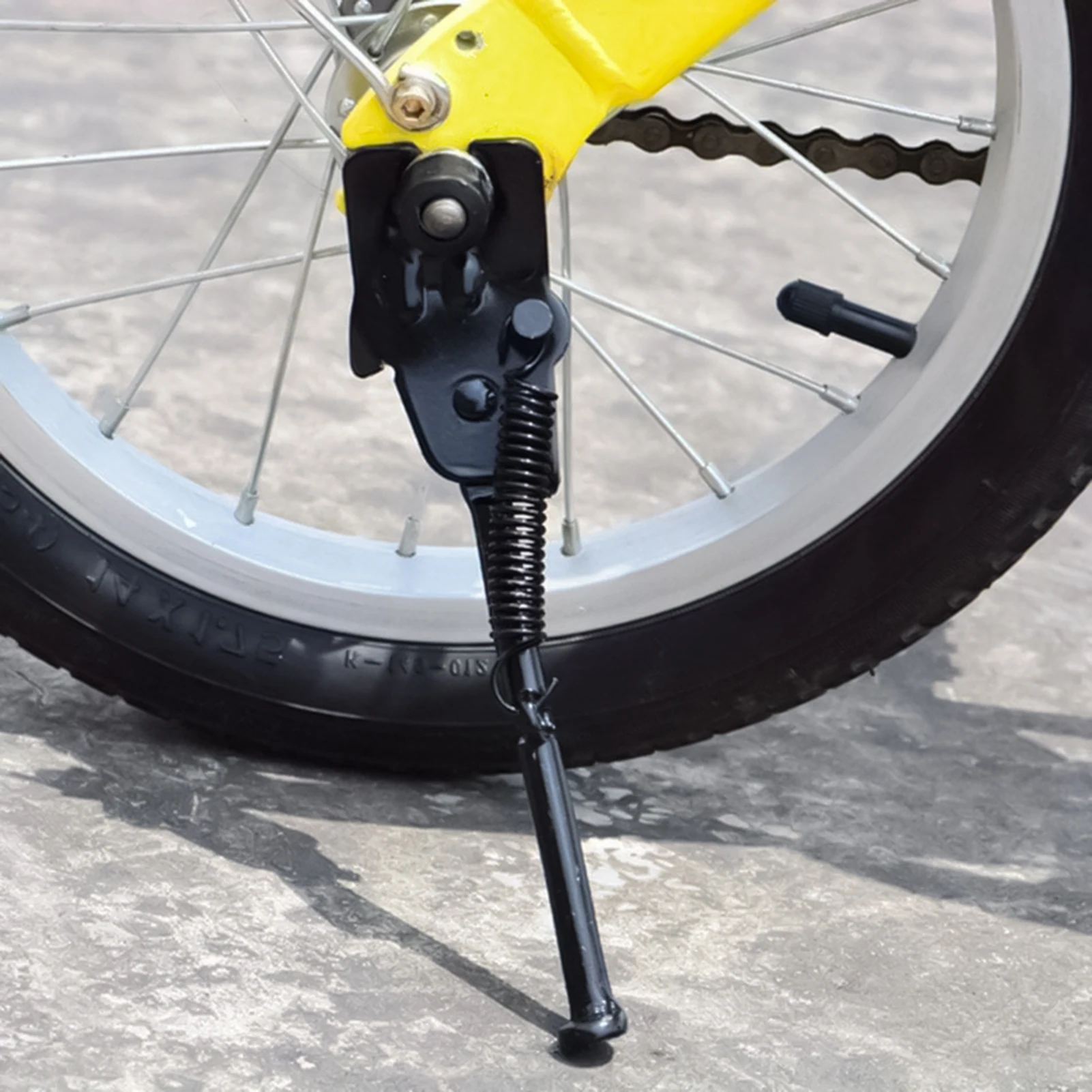 Soporte Universal para bicicleta de 14/18/20 pulgadas, aleación de hierro duradera, pie sin patadas para bicicleta eléctrica, accesorio para ciclismo y motocicleta - imagen 3