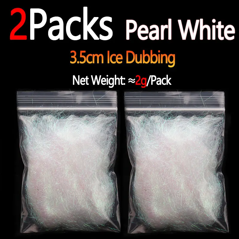 2 packs Pearl White