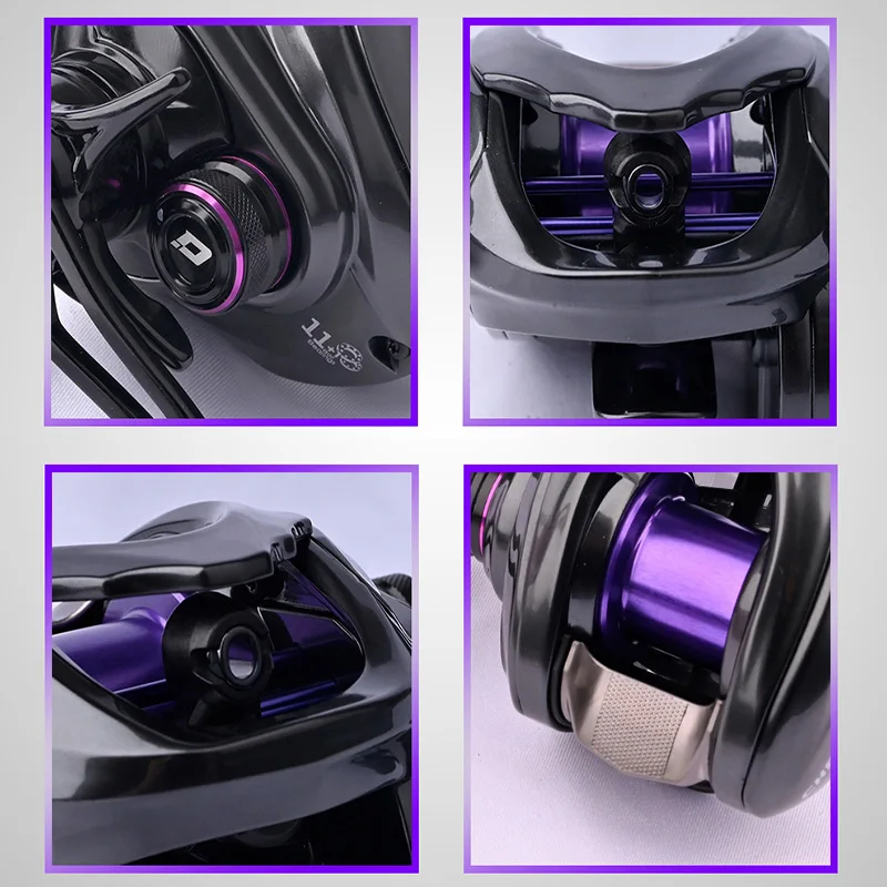 Carrete de pesca inteligente DMK CHEETAH Series XINGRUI PLUS 142g 8,5: 1 arrastre máximo 4kg serie NYLON6 MIIEC para agua dulce - imagen 3