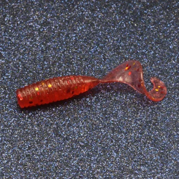 un señuelo de pesca roja diseñado para captar peces