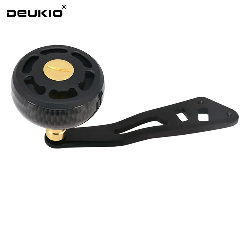DEUKIO carrete de pesca Baitcasting, piezas de balancín de brazo de mango de Metal, modificación de mango único para marca D/S/A