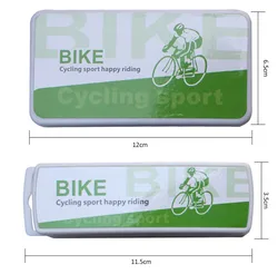 Kit reparación neumáticos bicicleta portátil – Parches autoadhesivos