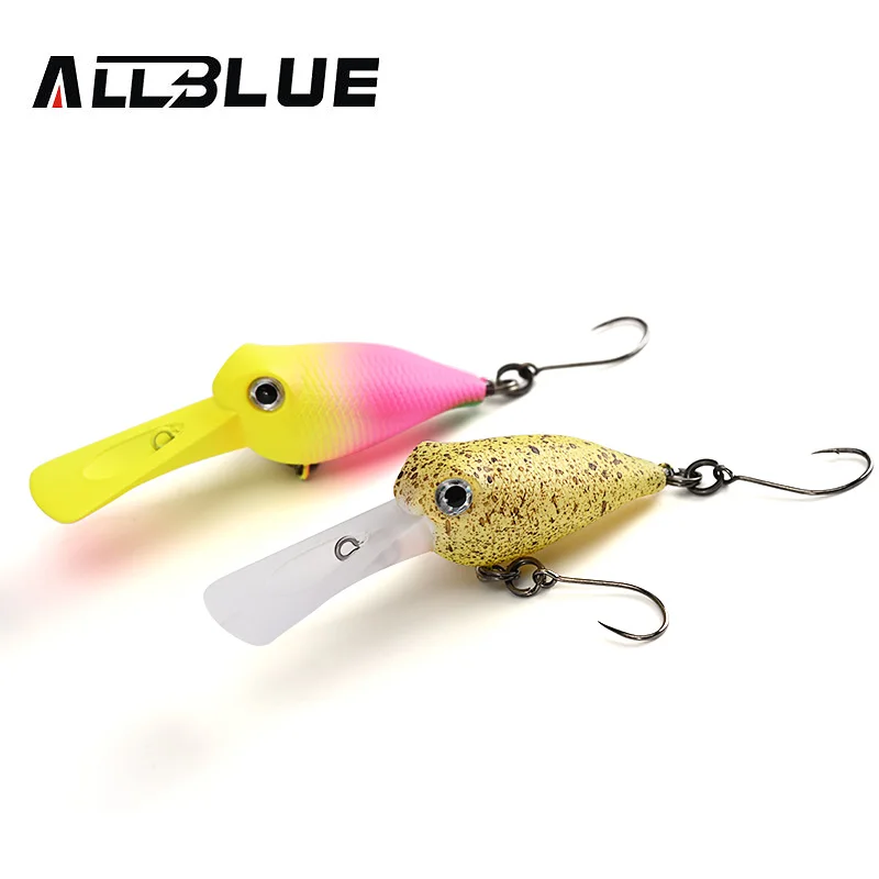 ALLBLUE buceo profundo Crankbait 3,6g 35mm BFS trucha lubina flotante Wobbler señuelo de pesca manivela de agua dulce aparejos de cebo duro Artificial - imagen 4