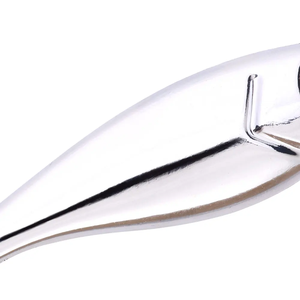 10g 15g 20g 30g 40g 60g1PC cuchara plantillas de Metal cebo Señuelos de pesca plateados con ganchos señuelo de pesca galvanizado cebo caballa lubina - imagen 5