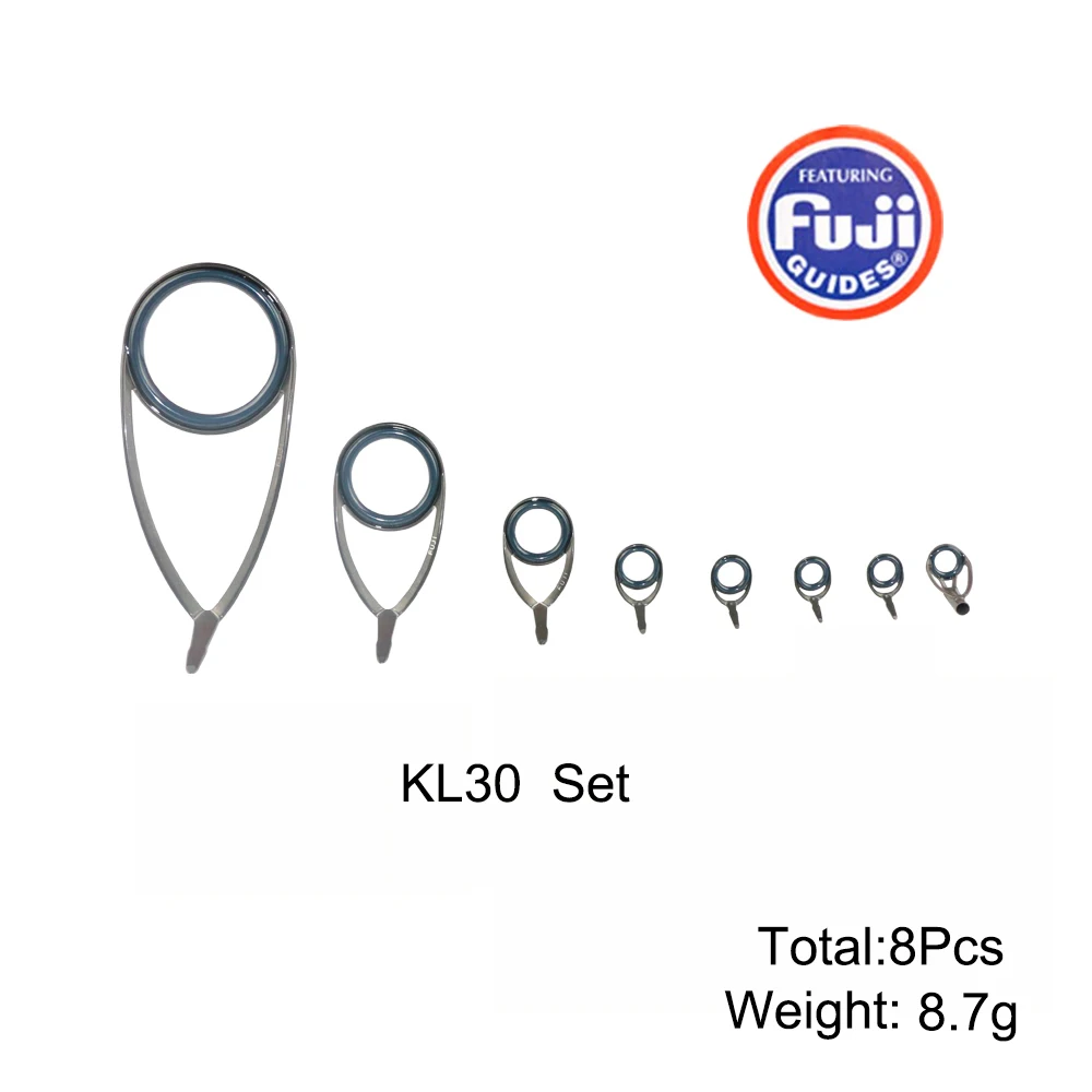 Kit guías Fuji KL con anillas Fazlite para montaje de cañas spinning - imagen 5