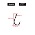 10pcs - Hook 8