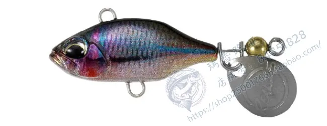 Cebo japonés DUO REALIS SPIN LUA 11g 14gVIB compuesto de lentejuelas, capa de natación completa, cebo de pico de bajo - imagen 3