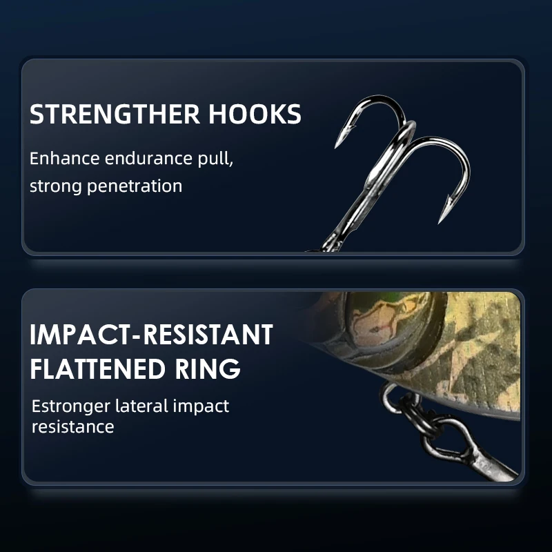 MEREDITH VIBRATION-X VIB 75mm 19g Wobblers aparejos de pesca Señuelos de pesca cebo vibratorio para accesorios artificiales de profundidad completa - imagen 5