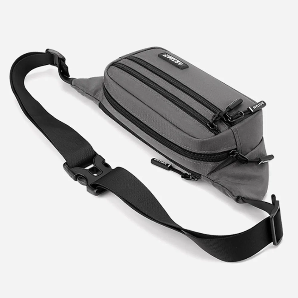 Riñoneras para correr de gran capacidad, bolsa deportiva ligera multifunción para teléfono, almacenamiento resistente al desgaste, bolsa de pecho deportiva para hombre - imagen 4