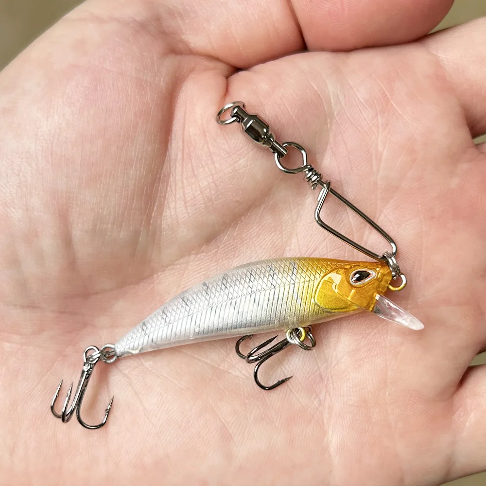 DNDYUJU 30 Uds conector de pesca señuelo Pin pesca giratorio rodamiento de bolas hebilla rodante inoxidable Snap Bead anillo gancho herramienta de pesca - imagen 5