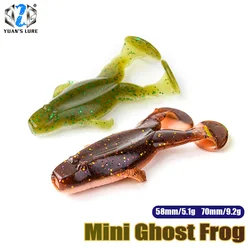 Bueno para ir 2025 nuevo Mini rana fantasma 5,1-9,2g 58-70mm señuelo de pesca de lubina cebo de pesca de carpa Artificial para agua dulce