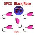 5PCS Black rose
