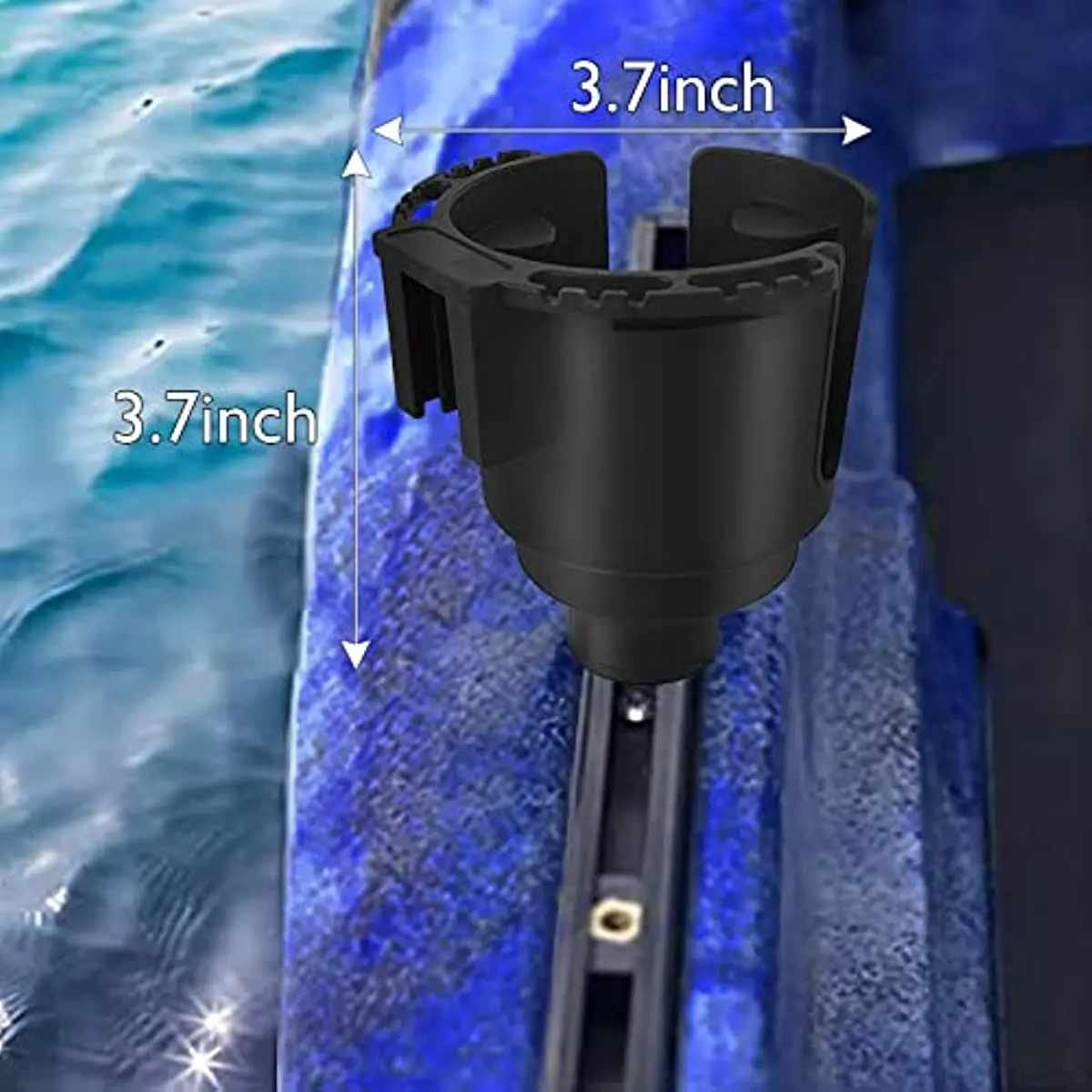 Eupheng-portavasos multifuncional para Kayak, diseño antideslizante, herramienta de pesca, señuelos, montaje en pista de almacenamiento, instalación de accesorios para barcos y kayak - imagen 5