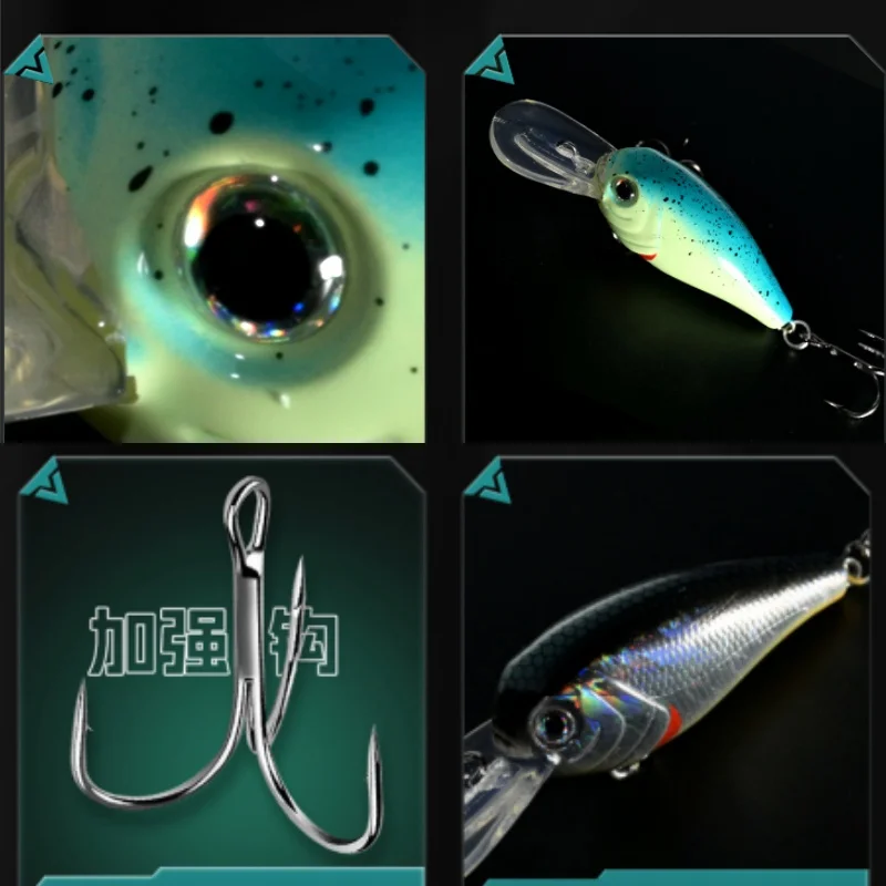 Wondersee 80mm 10g hundimiento lento vibración aleteo VIB fundición larga hundimiento Wobbler señuelo de pesca cebo duro manivela Lucio liquidación - imagen 2