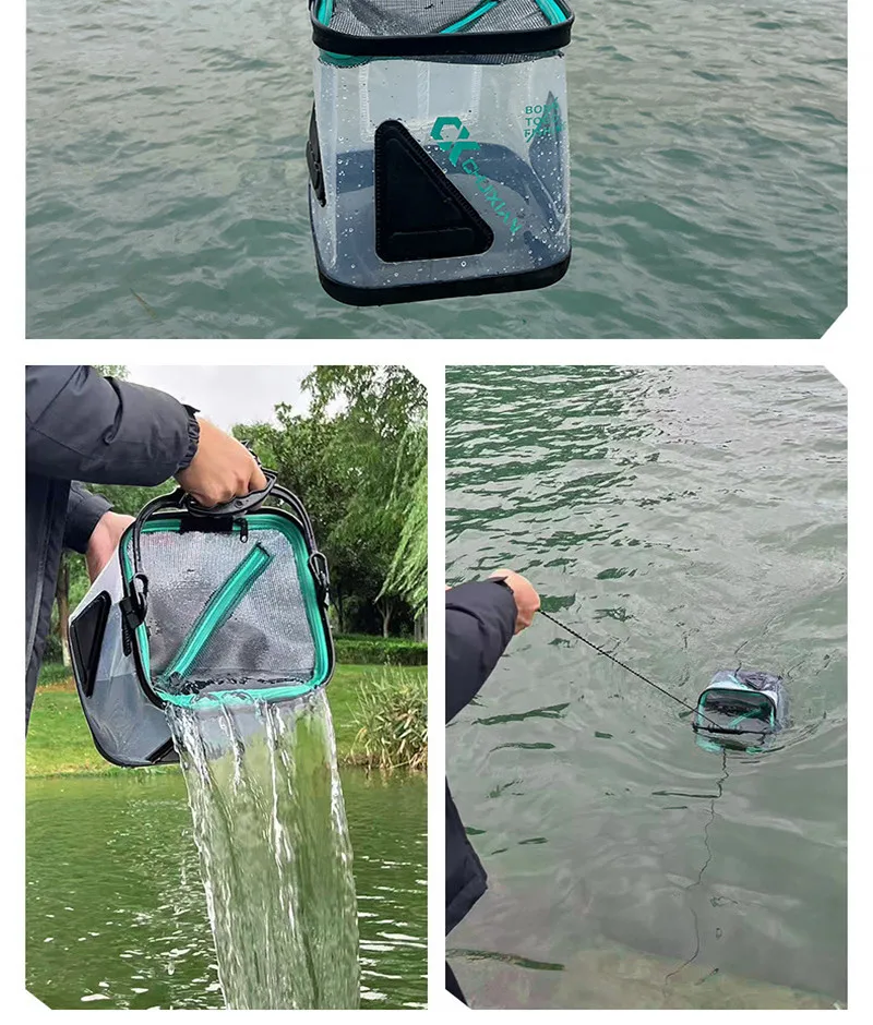 Cubo plegable para peces vivos – Tanque portátil de EVA - imagen 3
