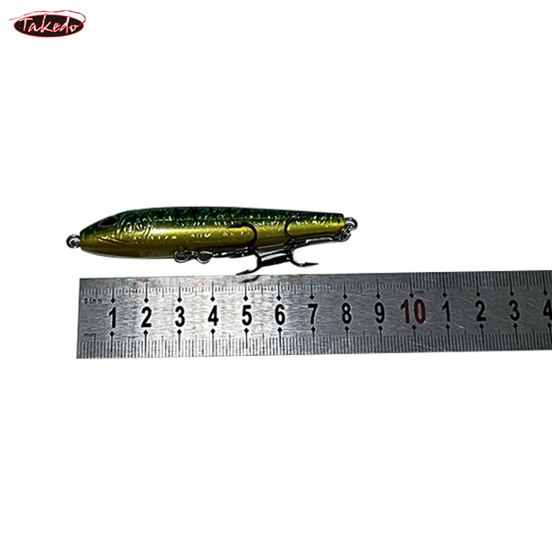 TAKEDO DOLPHIN Weihai Jerkbait Wobblers lápiz 80A 80mm 7g lápiz flotante cebo duro de plástico Señuelos de pesca señuelo de lubina - imagen 5