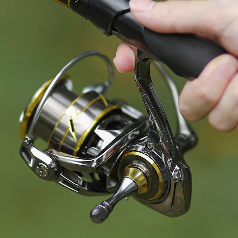 LINNHUE-carrete de pesca de aleación de aluminio, estabilizador de mango de equilibrio, soporte de equilibrio ligero, repuesto de accesorios de pesca - imagen 5