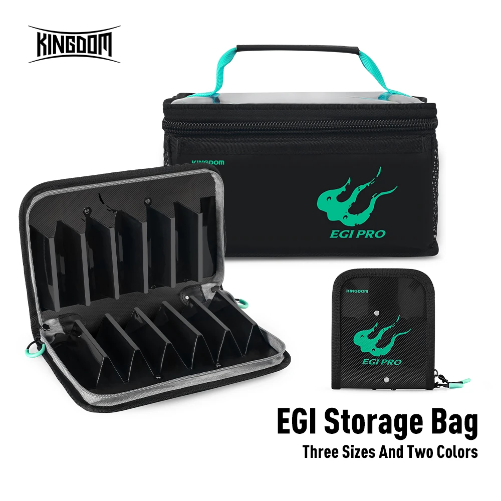 Kingdom Squid Jig Caja organizadora – Señuelos Egi, cebos duros y Minnow