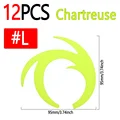 12pcs Chartreuse L