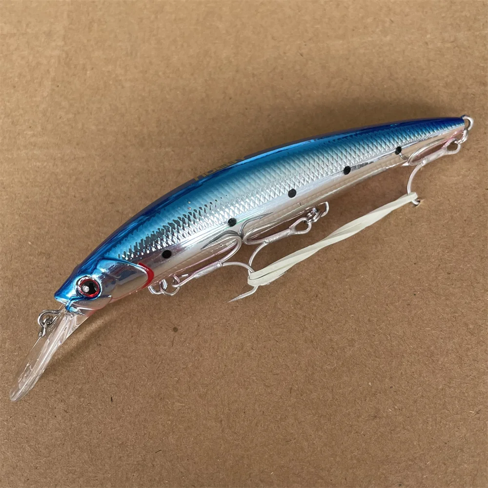 Noeby-señuelo de pesca de pececillo pesado, cebo duro Artificial, aparejo de lubina, 3 piezas, 110mm, 36g - imagen 4