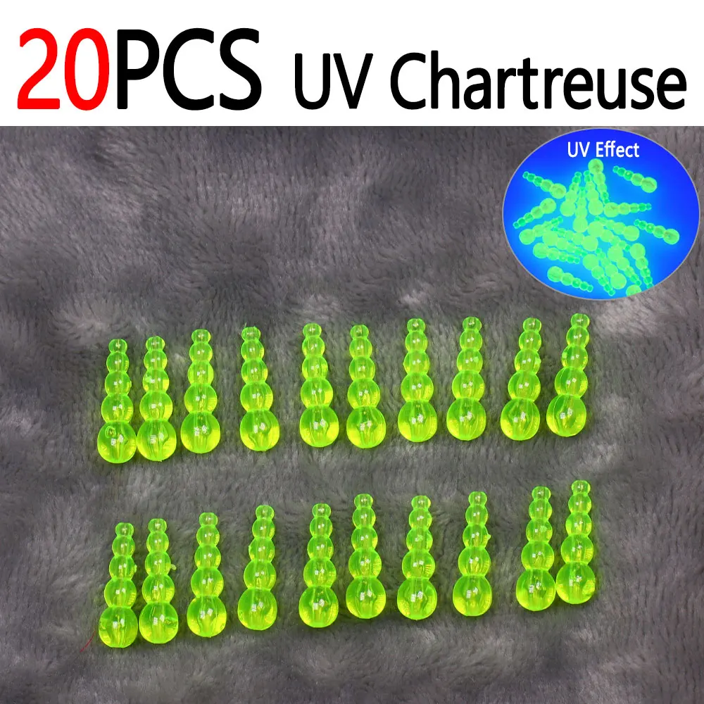 20pcs UV Chartreuse