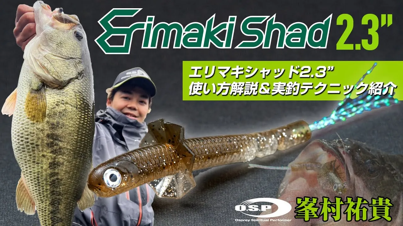 Japón OSP nuevo Concepto pequeño tipo pez señuelo cebo suave ERIMAKI SHAD tamaño pequeño fuerte fluctuación alta presión afilada - imagen 5